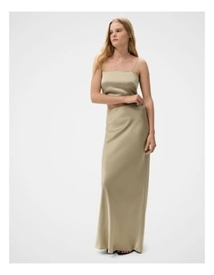 Satin Bias Maxi Skirt