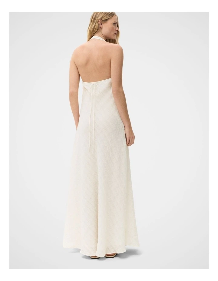 Self Check Halter Dress image 2