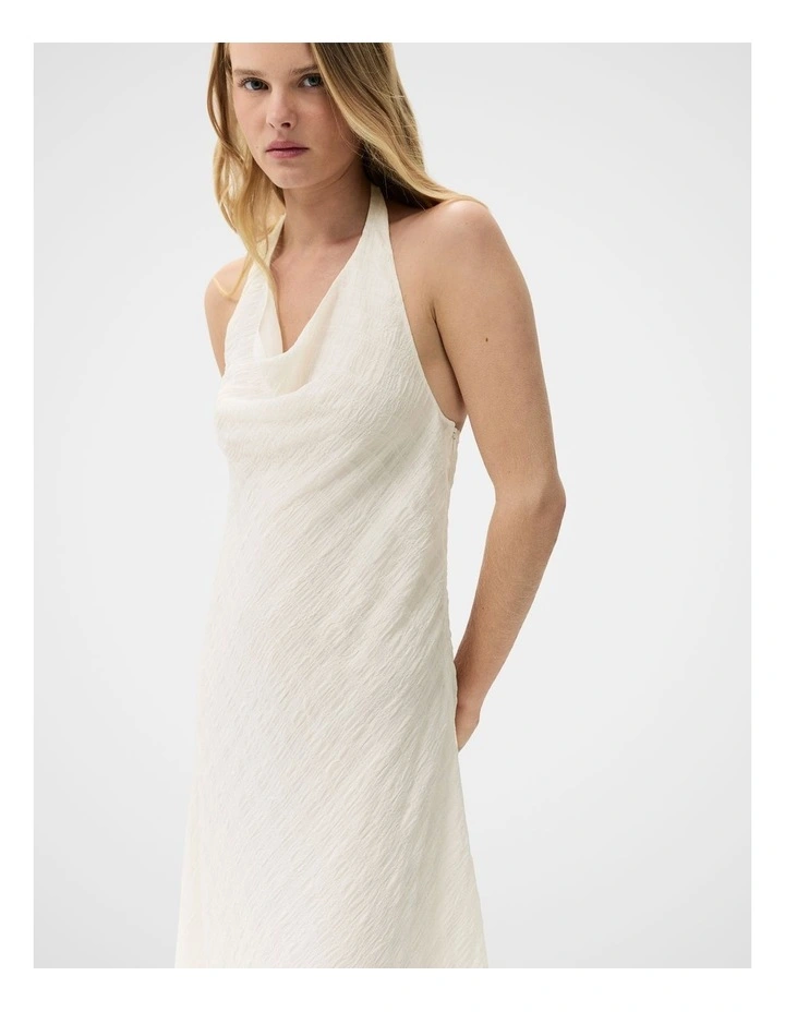 Self Check Halter Dress image 4