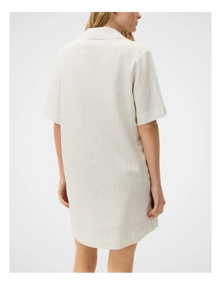 Stripe V Neck Shift Dress image 2
