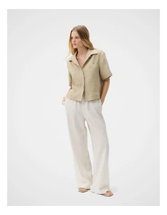 Stripe Wide Leg Pant
