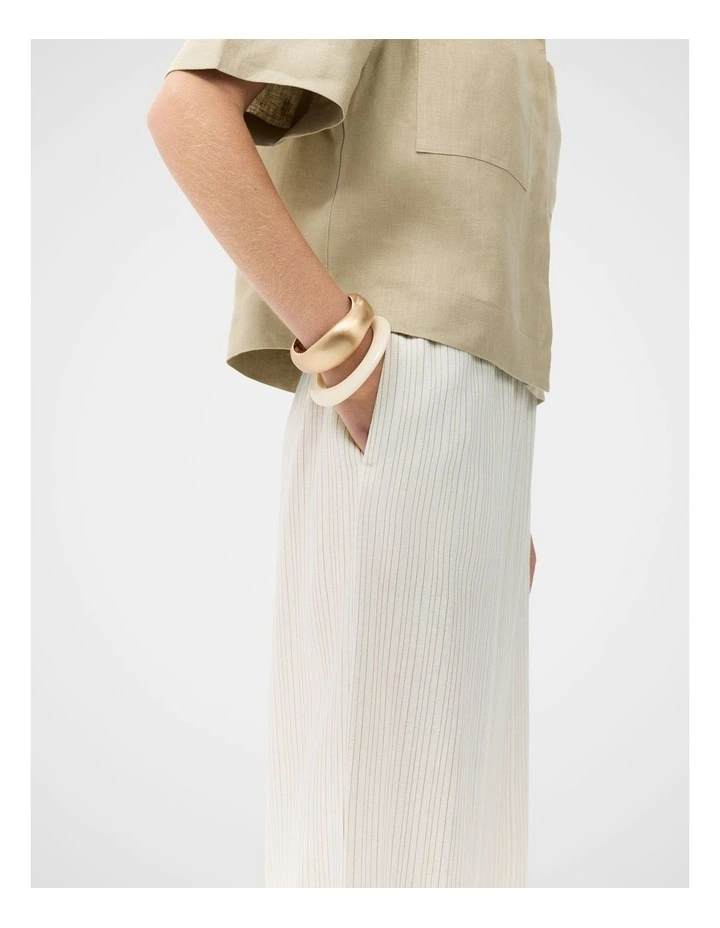 Stripe Wide Leg Pant image 4