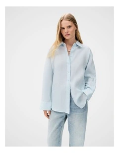 The Classic Oversized Linen Shirt