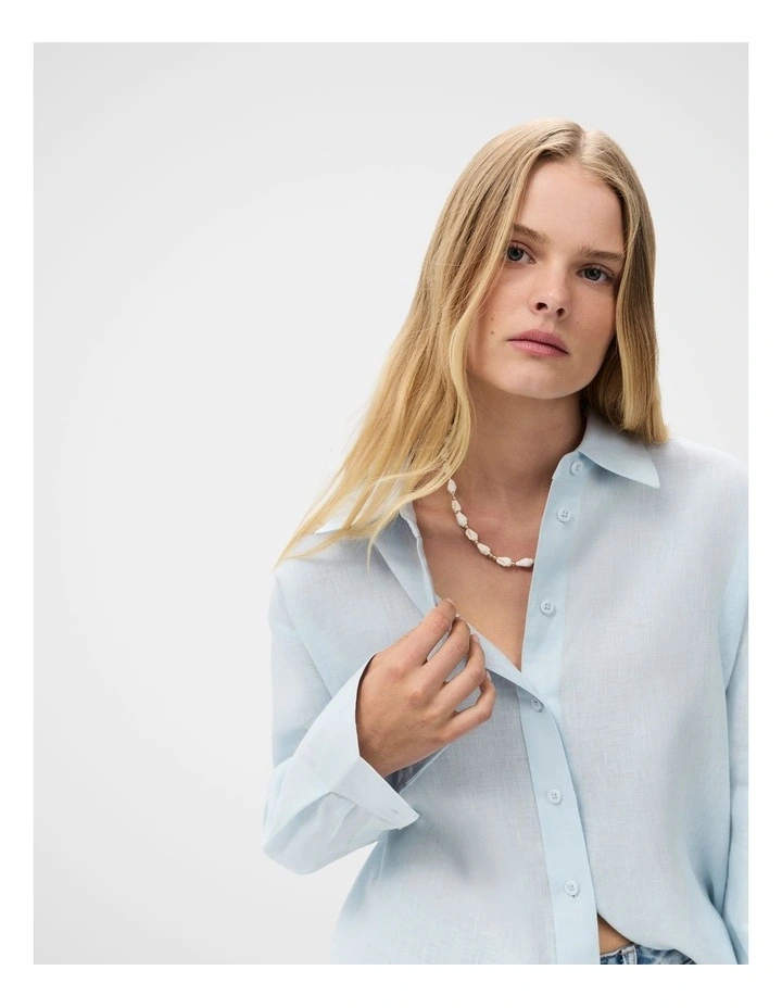 The Classic Oversized Linen Shirt image 4