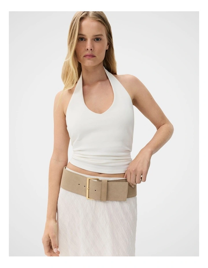 Mila Wide Leather Hip Belt image 3