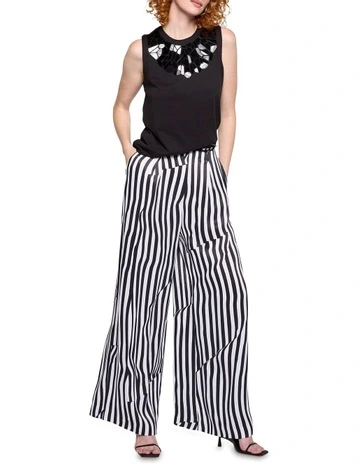 Mosaic Mirror Tank in Black