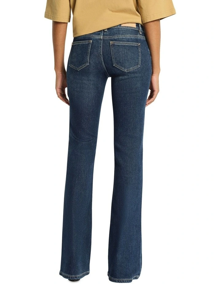 Vintage Low Rise Bootleg Jean in Indigo image 4