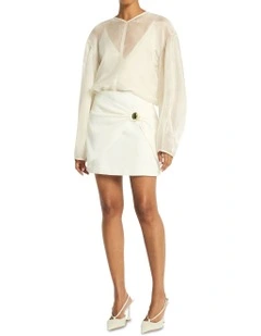 Athena Skirt in Ivory