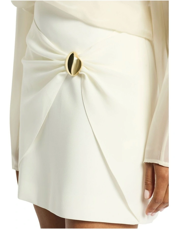 Athena Skirt in Ivory image 3