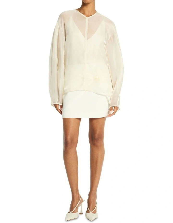 Afterglow Top in Edelweiss image 1