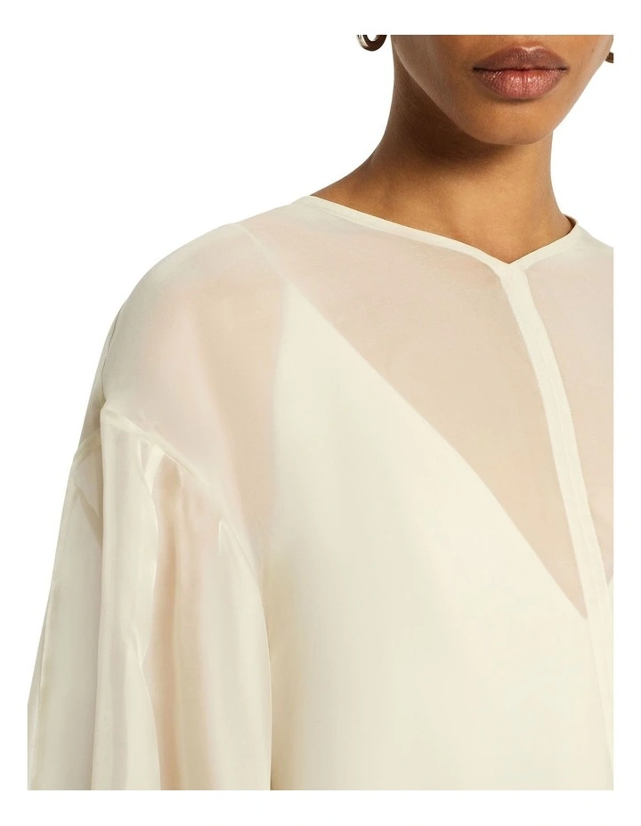 Afterglow Top in Edelweiss image 3