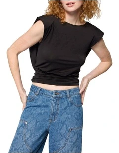 Sweet World Top in Black