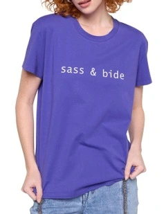 The Classics Tee in Purple Enzyme