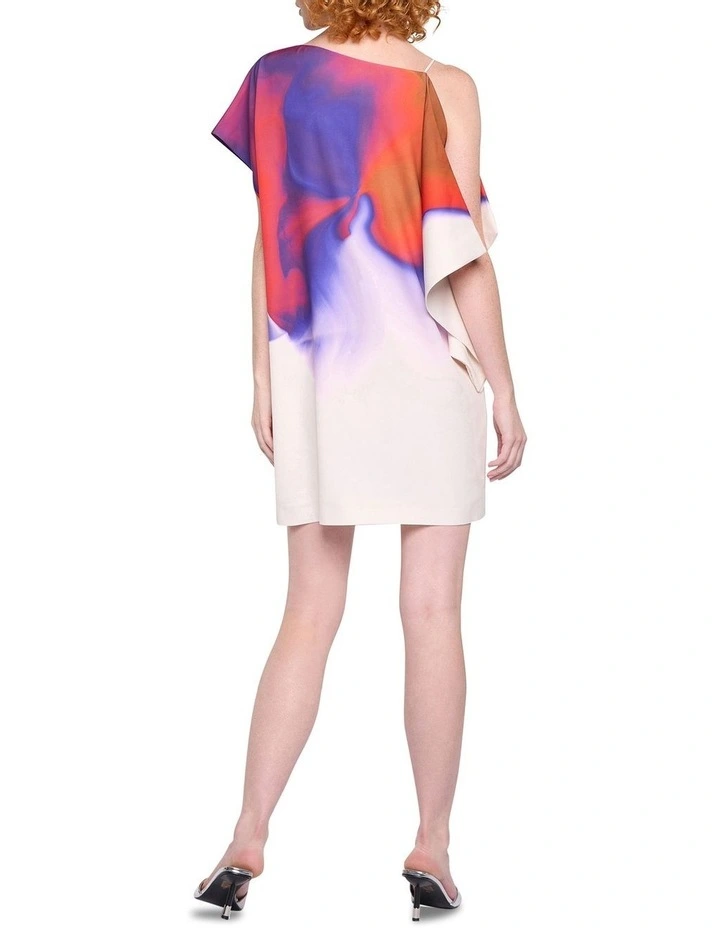 In Stereo Mini Dress in Print image 4