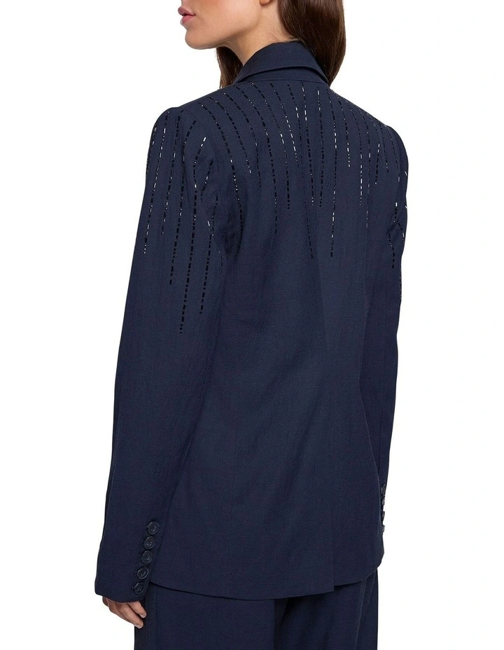 Argent Blazer in Navy image 4
