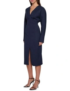 Argent Dress in Navy