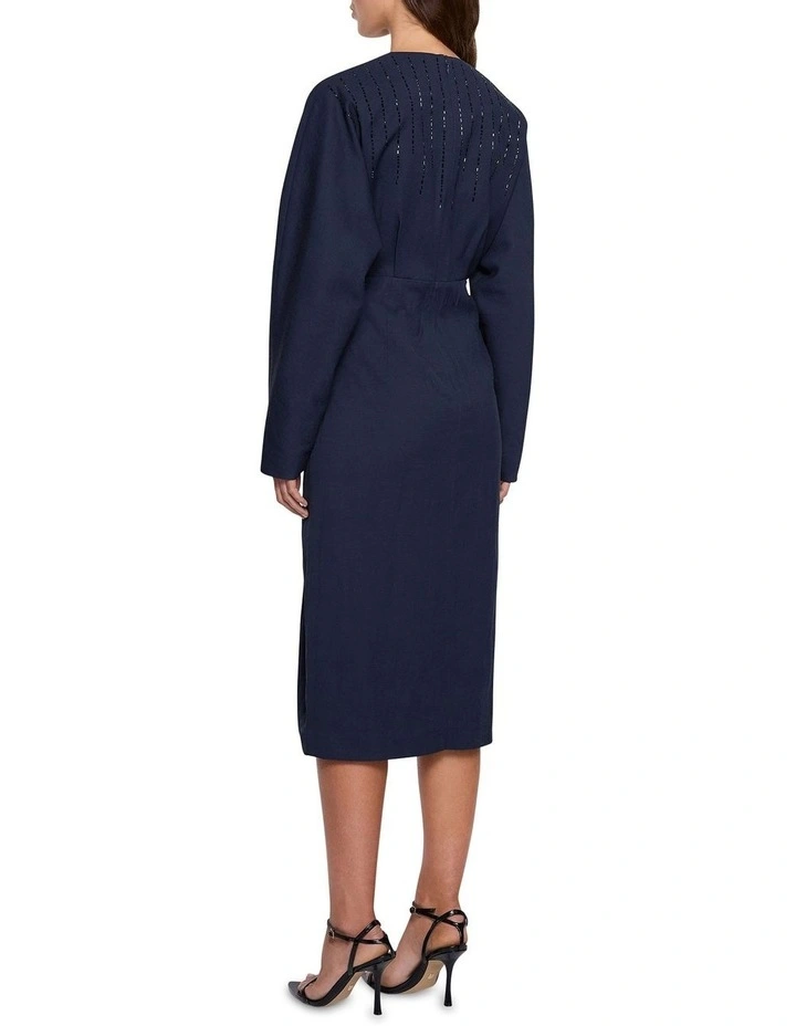 Argent Dress in Navy image 3