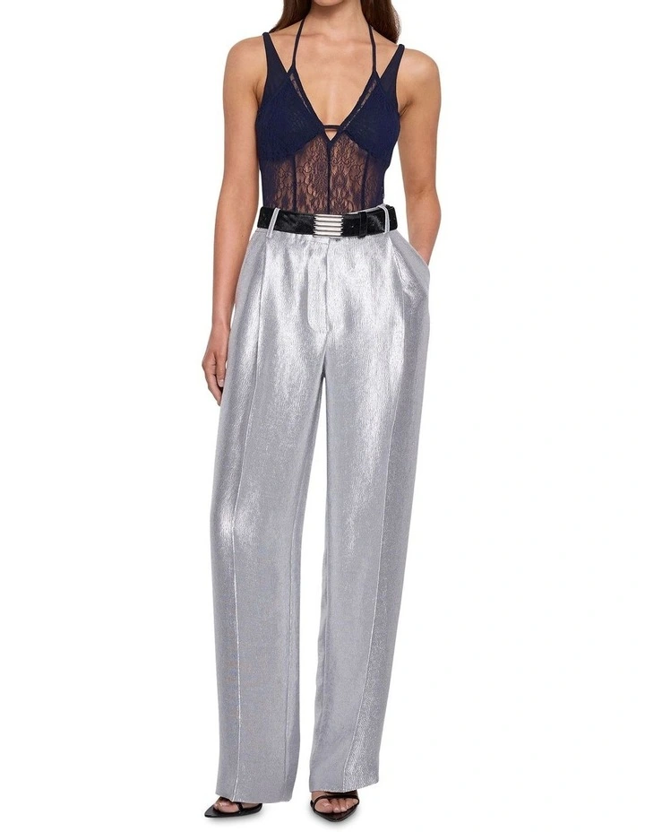 Amuse Lace Bodysuit in Navy image 2