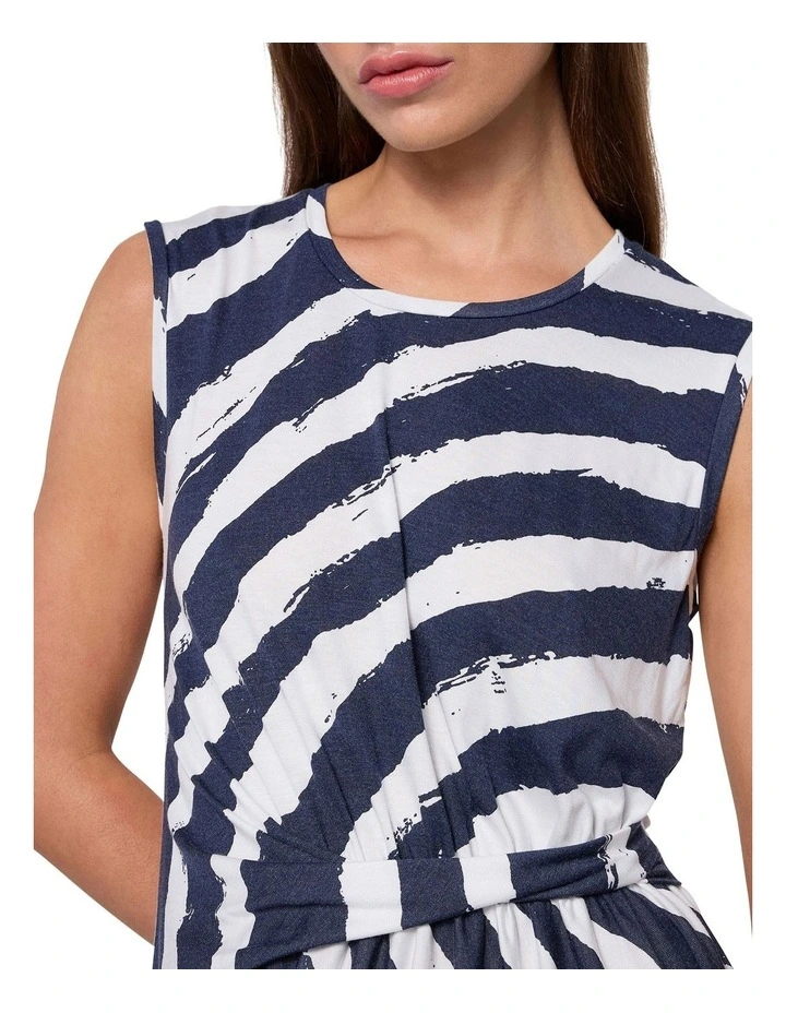 Soul Tee Dress in Stripe image 2