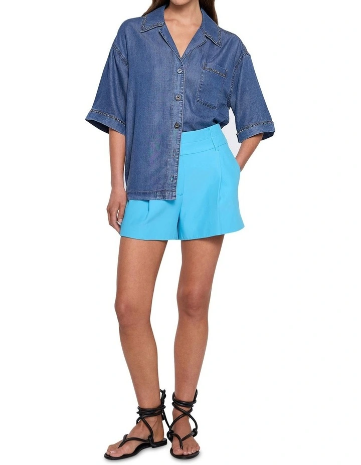 Song Bird Shirt in Indigo image 2