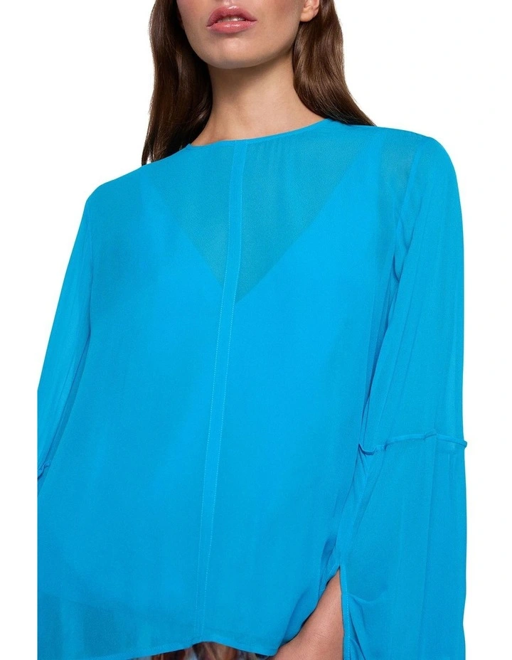 Subtle Move Top in Marine Blue image 3