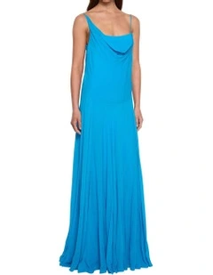 Subtle Move Dress in Marine Blue