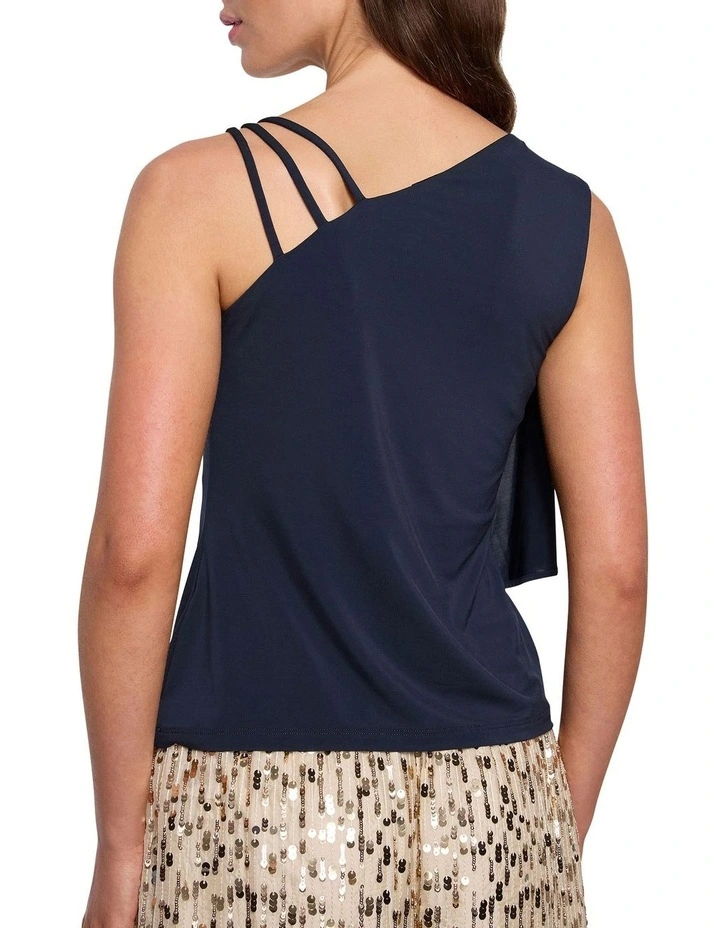 Carlita Top in Navy image 4