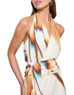 Firemaker Halter Top in Print