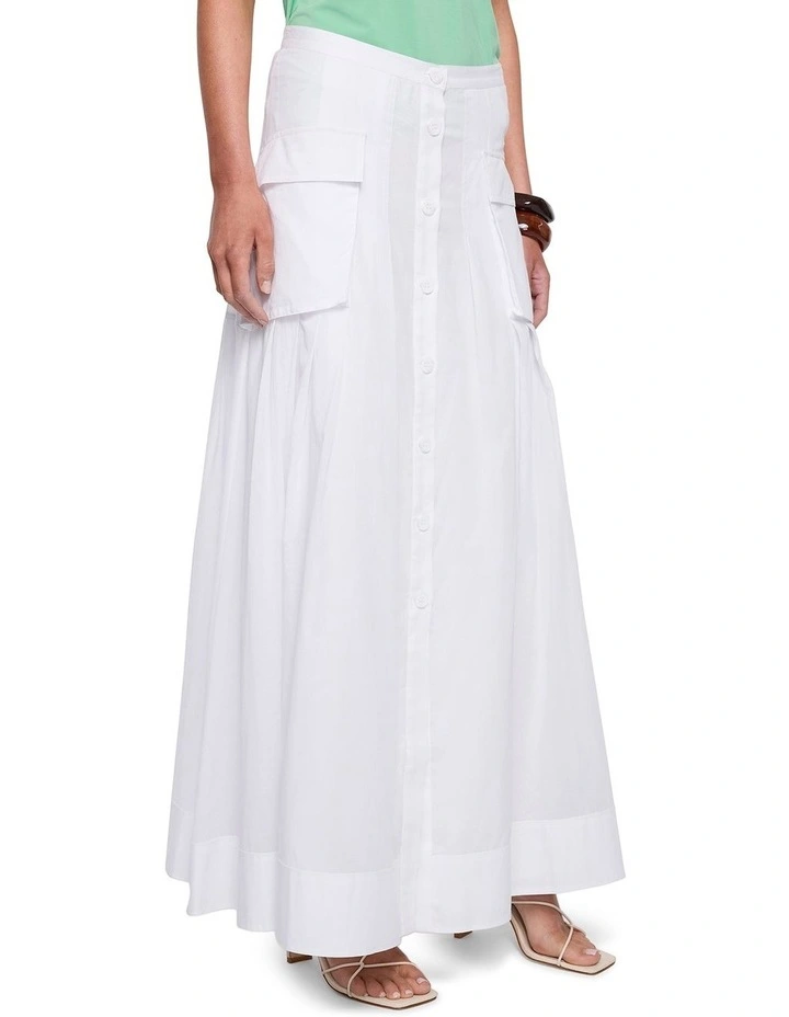 Subset Skirt in White image 2