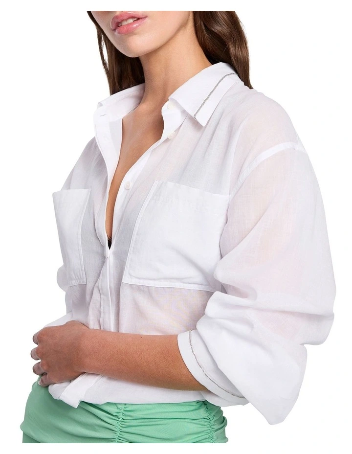 Subset Shirt in White image 3