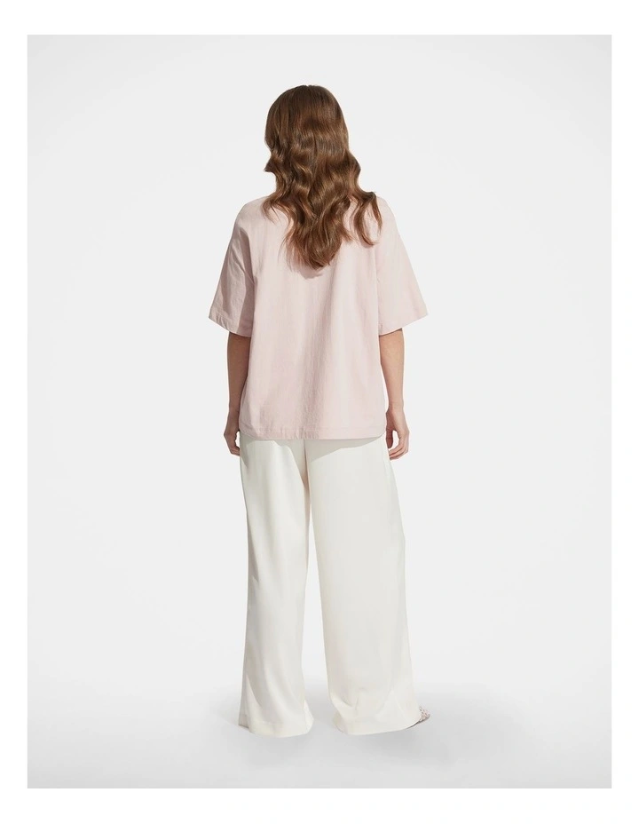 Rodeo Print Tee in Soft Pink image 2