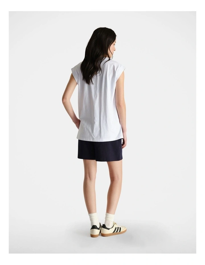D-Luxe Stamp Tank in White image 2