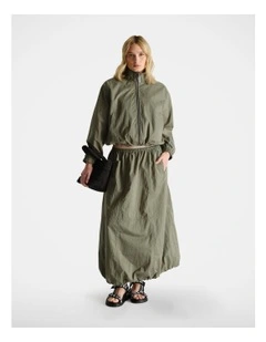 D-Luxe Utility Skirt in Olive