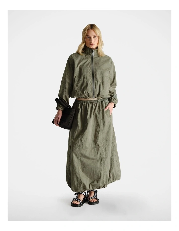 D-Luxe Utility Skirt in Olive image 1