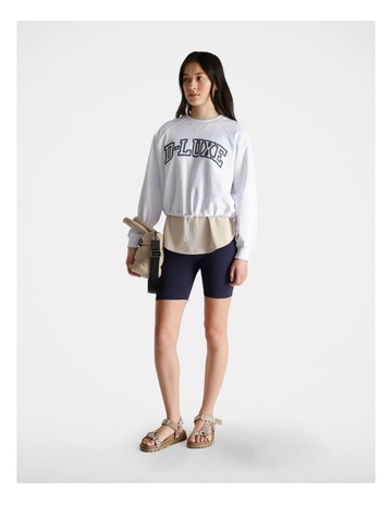 White/Navy colour