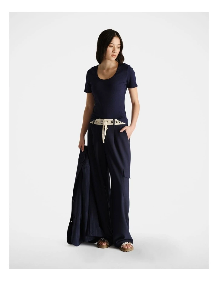 D-LUXE LOGO WAISTBAND PANT image 1