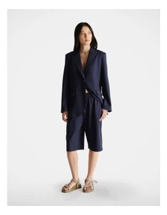 D-Luxe Pinstripe Blazer