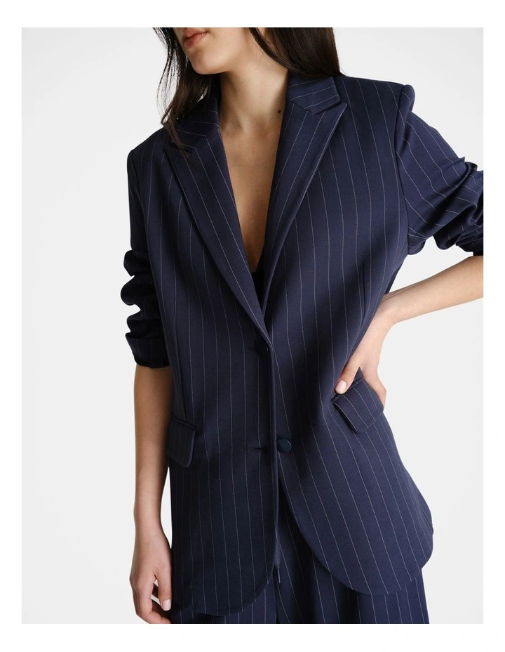D-Luxe Pinstripe Blazer image 3