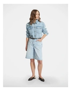 Cleo Longline Denim Short