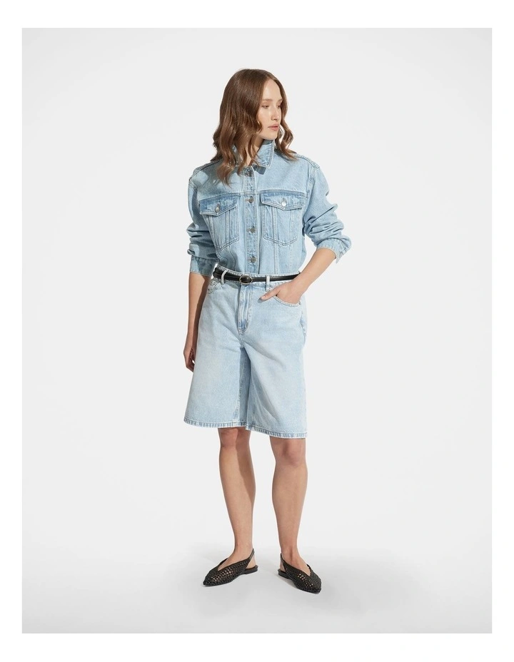 Cleo Longline Denim Short image 1