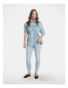 Evie High Rise Skinny Jean in Blue