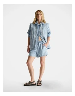 D-Luxe Denim Pull On Short