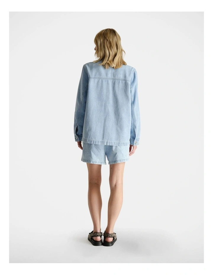 D-Luxe Denim Pull On Short image 2