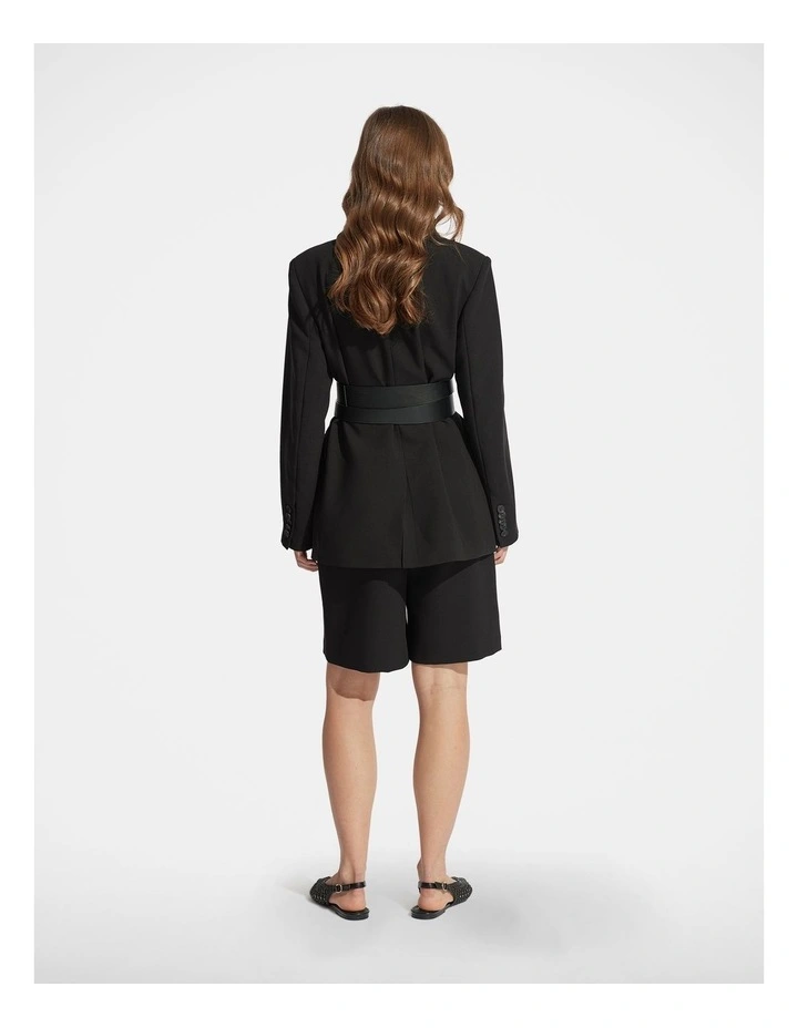 Zali Longline Short in Black image 2