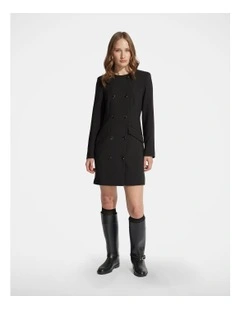 Imogen Collarless Blazer Dress