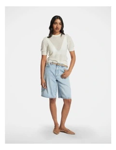 Addie Puff Sleeve Knit Top