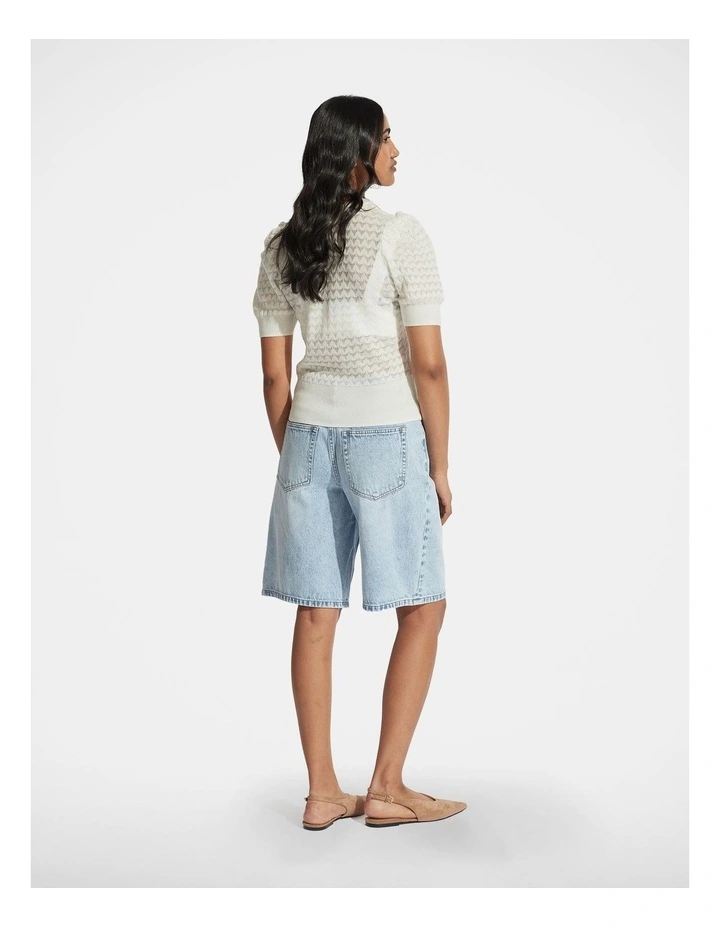 Addie Puff Sleeve Knit Top image 2
