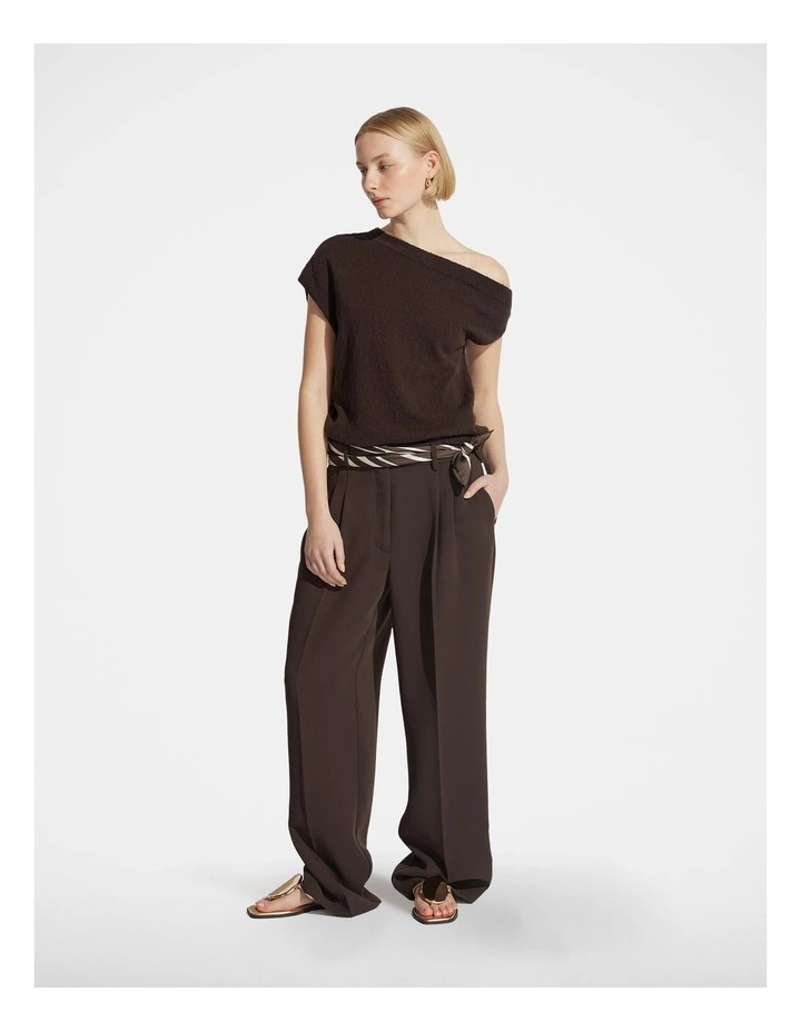 Sammi Tipped Shoulder Knit Top image 1
