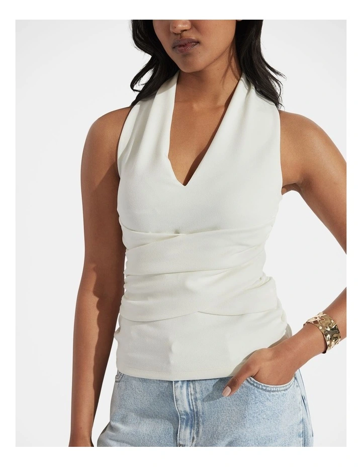 Jade Halter Wrap Top image 3