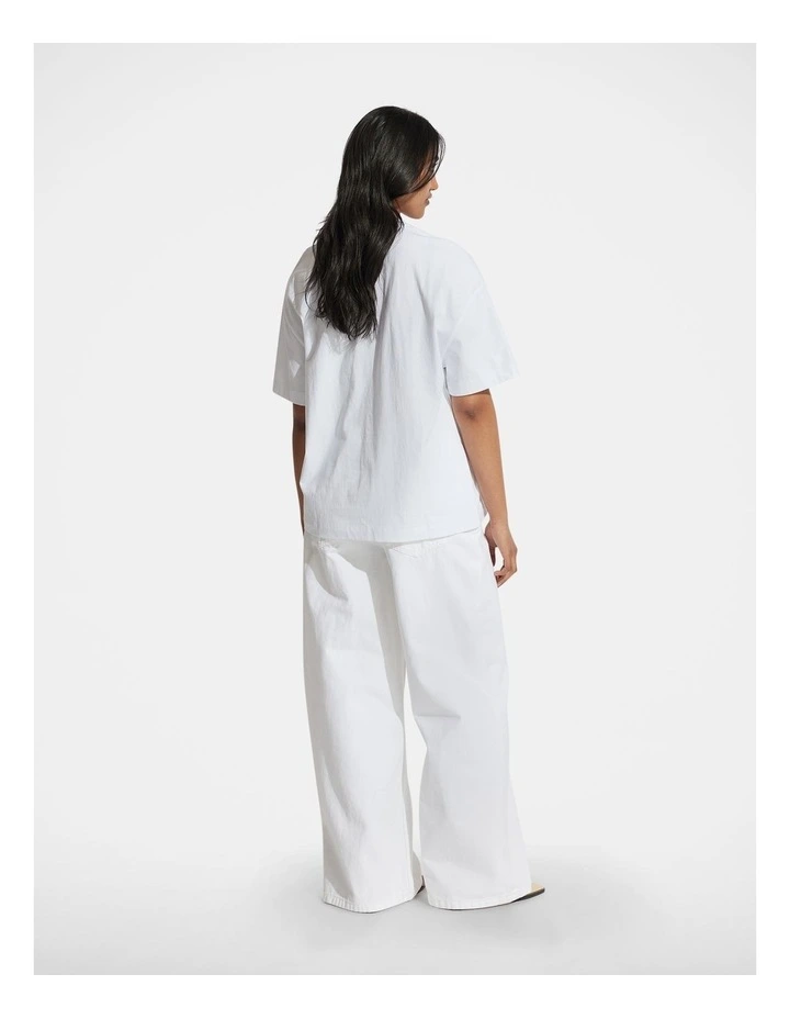 Limoncello Print Tee in White image 2